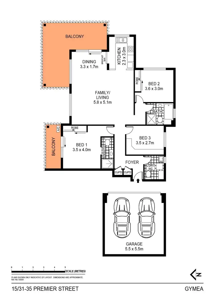 Floorplan of Homely unit listing, 15/31-35 Premier Street, Gymea NSW 2227