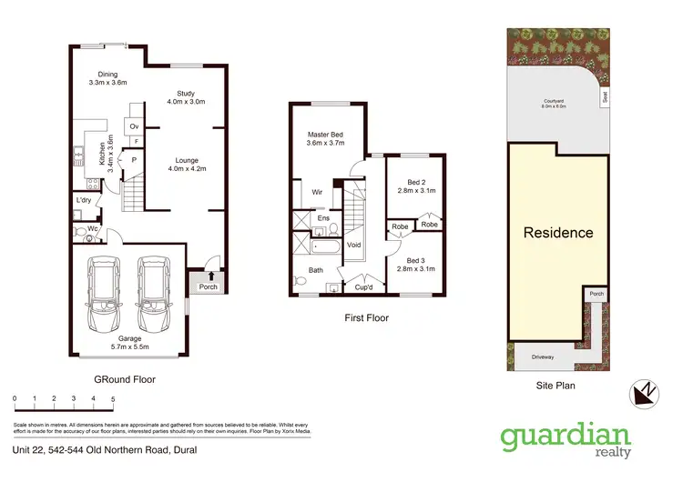 Floorplan of Homely townhouse listing, 22/542-544 Old Northern Road, Dural NSW 2158