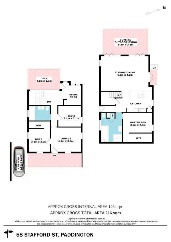 Floorplan of Homely house listing, 58 Stafford Street, Paddington QLD 4064
