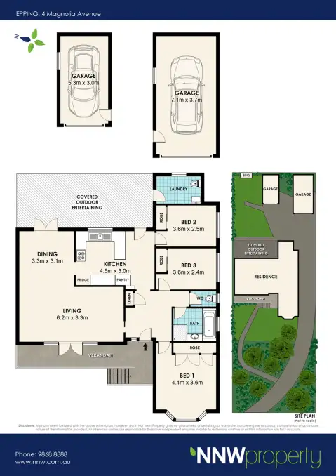Floorplan of Homely house listing, 44 Magnolia Avenue, Epping NSW 2121