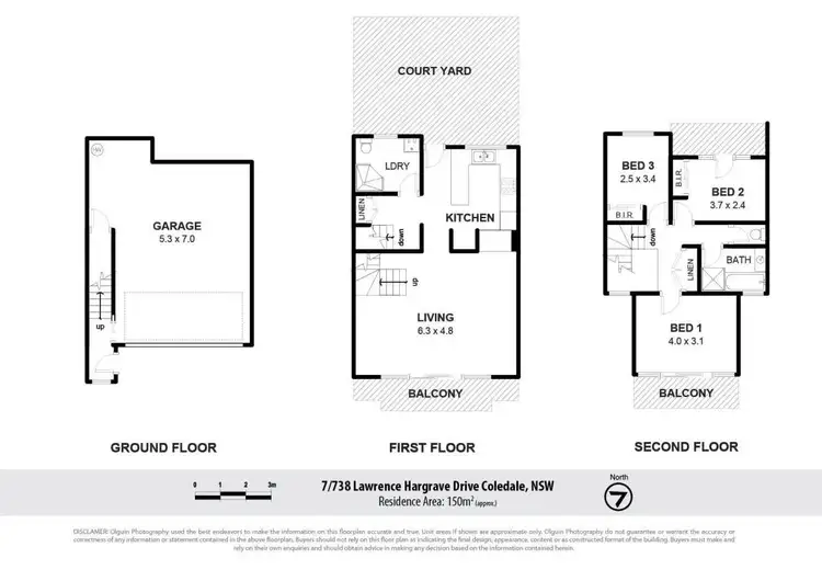 Floorplan of Homely townhouse listing, 7/738 Lawrence Hargrave Drive, Coledale NSW 2515