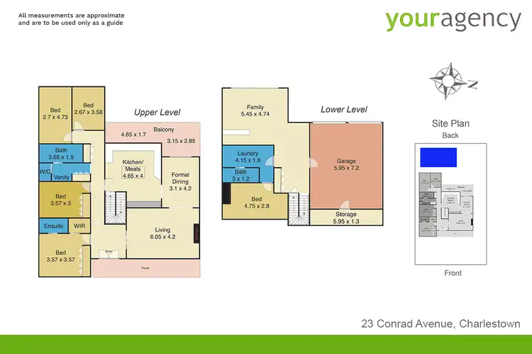 Floorplan of Homely house listing, 23 Conrad Avenue, Charlestown NSW 2290