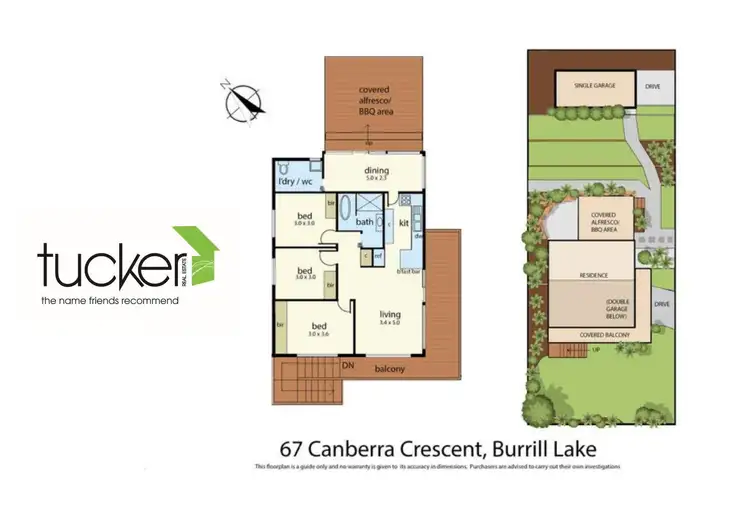Floorplan of Homely house listing, 67 Canberra Crescent, Burrill Lake NSW 2539