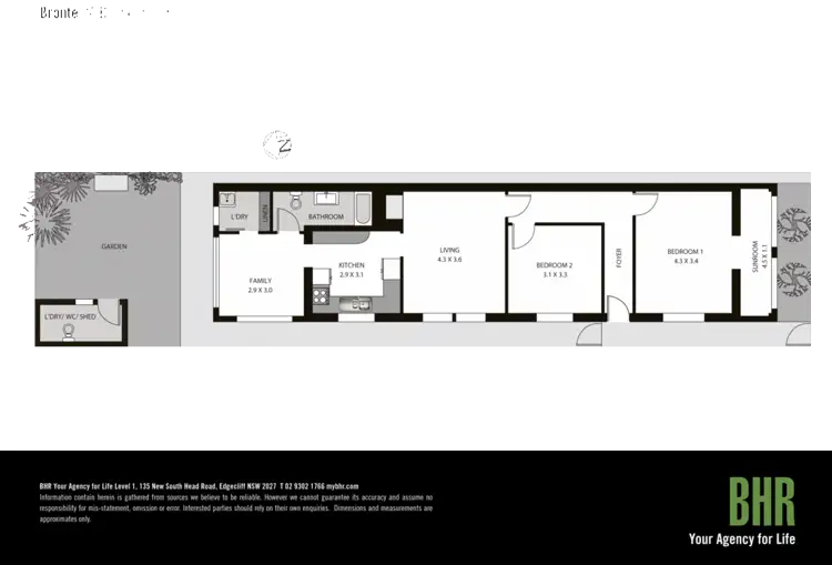 Floorplan of Homely house listing, 2A Boundary Street, Bronte NSW 2024