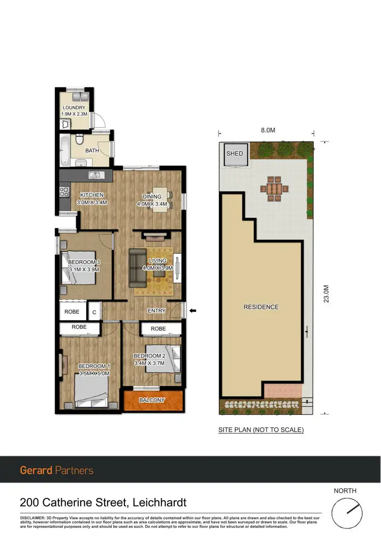 Floorplan of Homely house listing, 200 Catherine Street, Leichhardt NSW 2040