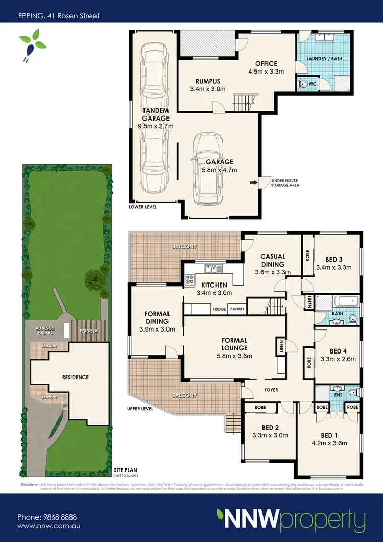 Floorplan of Homely house listing, 41 Rosen Street, Epping NSW 2121