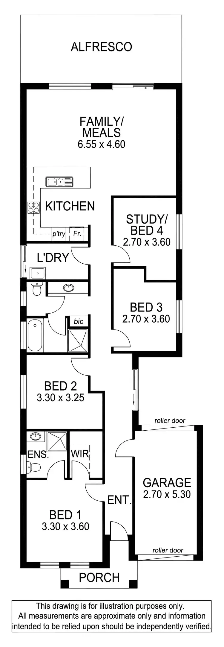 Floorplan of Homely house listing, 41A Nunyah Avenue, Park Holme SA 5043