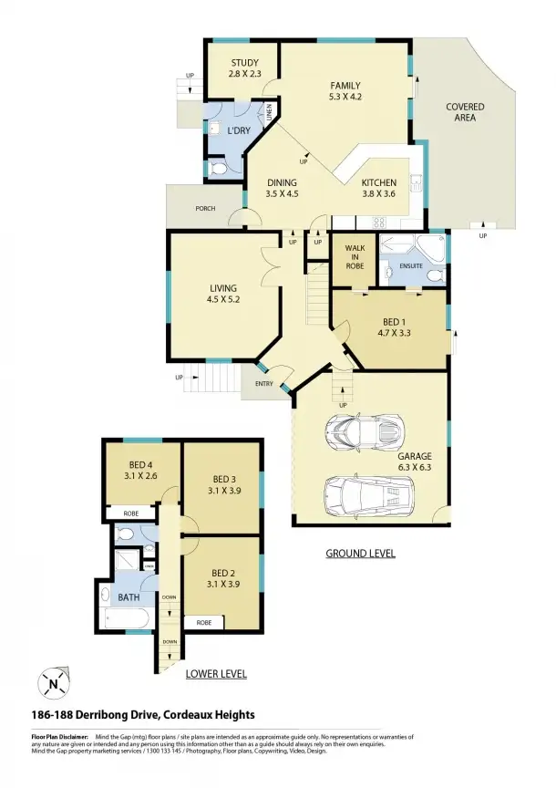 Floorplan of Homely house listing, 186-188 Derribong Drive, Cordeaux Heights NSW 2526