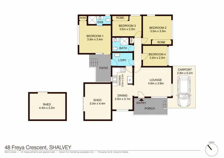 Floorplan of Homely house listing, 48 Freya Crescent, Shalvey NSW 2770