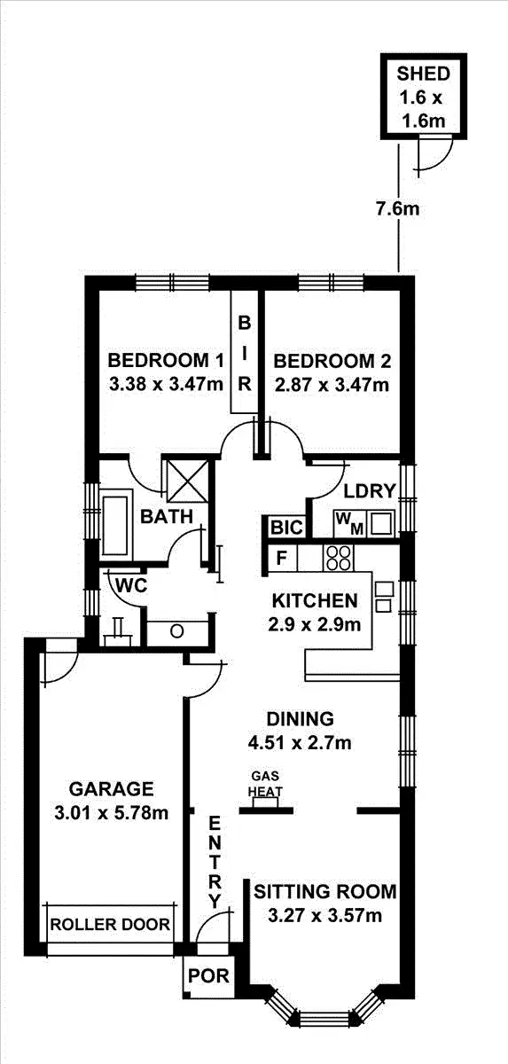Floorplan of Homely unit listing, 10/20 Saints Road, Salisbury Park SA 5109
