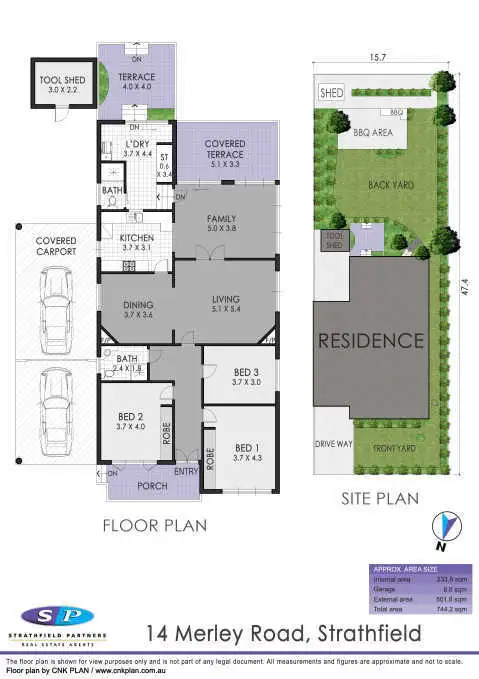 Floorplan of Homely house listing, 14 Merley Road, Strathfield NSW 2135