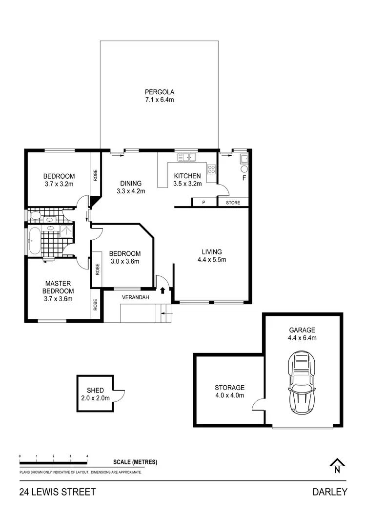 Floorplan of Homely house listing, 24 Lewis Street, Bacchus Marsh VIC 3340