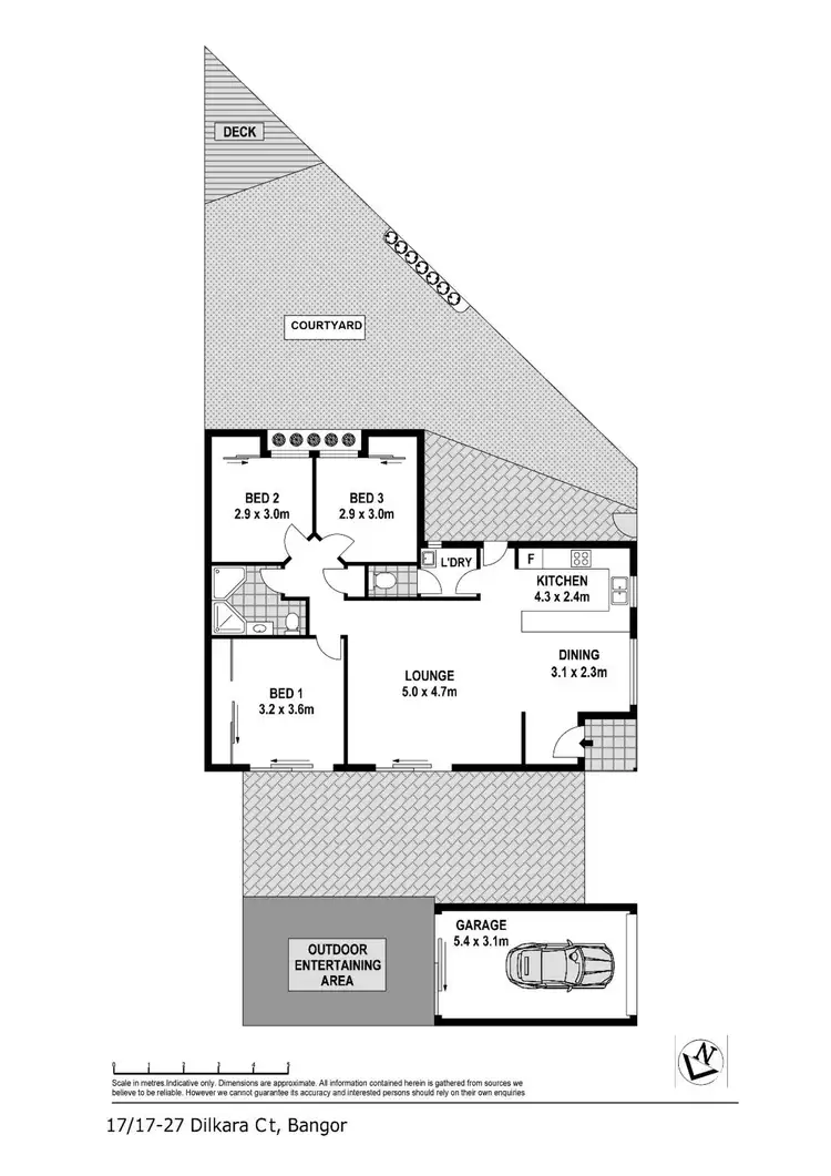 Floorplan of Homely villa listing, 17/17-27 Dilkara Circuit, Bangor NSW 2234