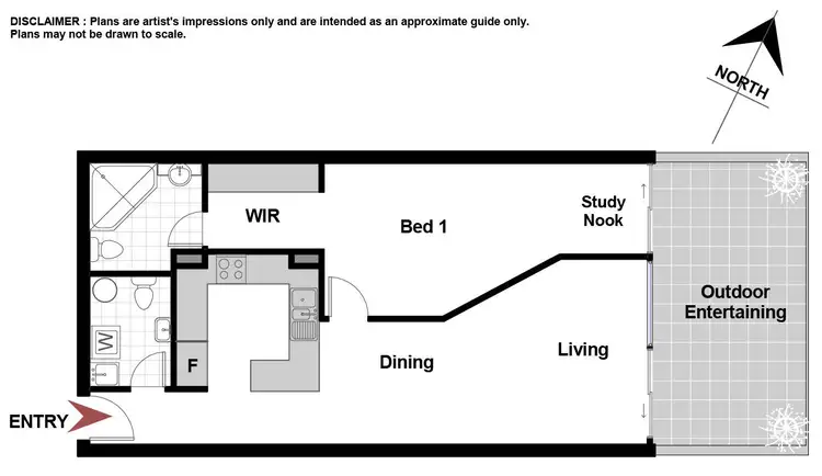 Floorplan of Homely apartment listing, 703/222 City Walk, City ACT 2601