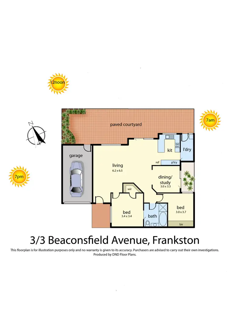 Floorplan of Homely unit listing, 3/3 Beaconsfield Avenue, Frankston VIC 3199