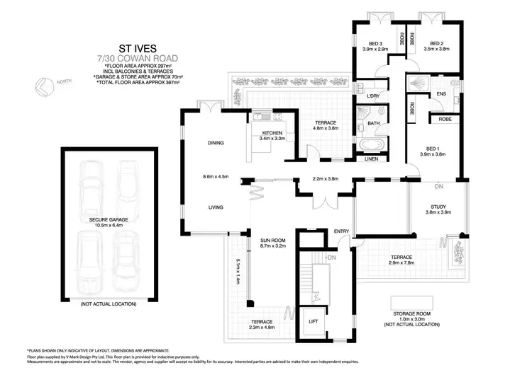 Floorplan of Homely apartment listing, 7/30-32 Cowan Road, St Ives NSW 2075