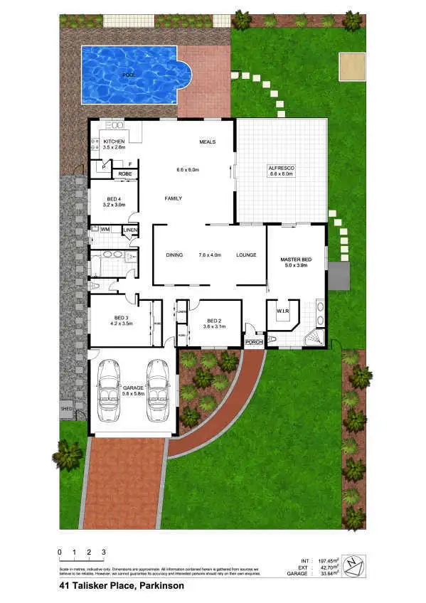 Floorplan of Homely house listing, 41 Talisker Place, Parkinson QLD 4115