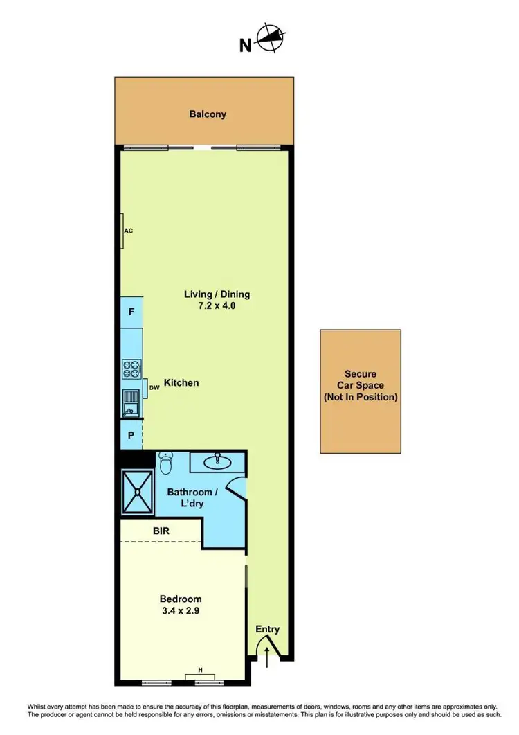 Floorplan of Homely unit listing, 106/58 Ballarat Street, Yarraville VIC 3013