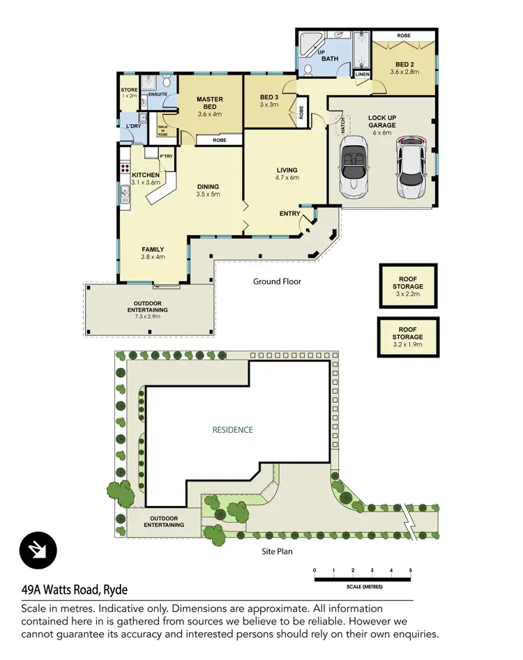 Floorplan of Homely house listing, 49A Watts Road, Ryde NSW 2112
