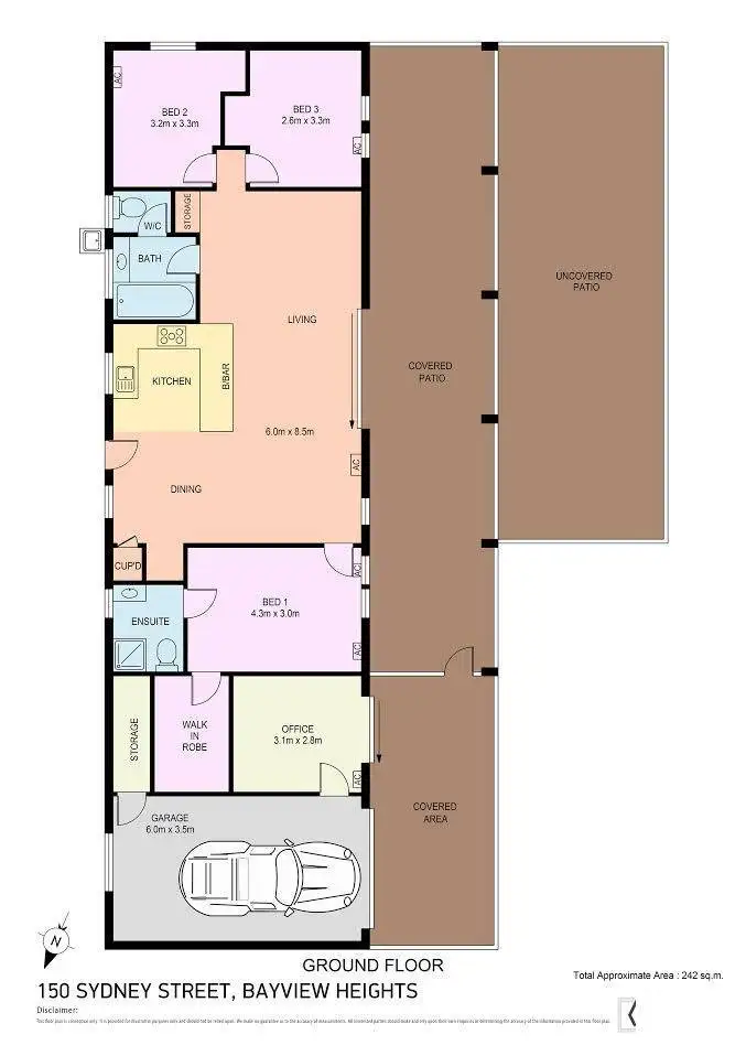 Floorplan of Homely house listing, 150 Sydney Street, Bayview Heights QLD 4868