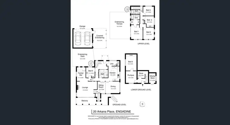 Floorplan of Homely house listing, 20 Arkana Place, Engadine NSW 2233