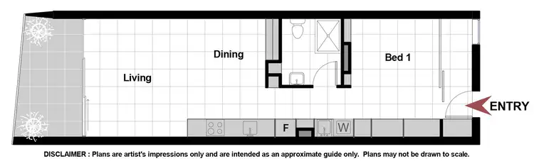 Floorplan of Homely apartment listing, 611/25 Edinburgh Avenue, City ACT 2601