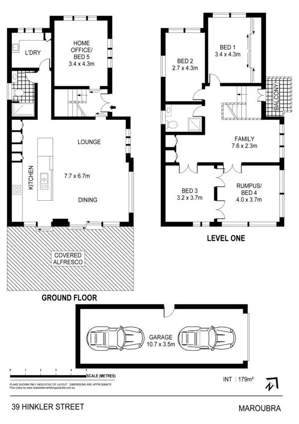 Floorplan of Homely house listing, 39 Hinkler Street, Maroubra NSW 2035