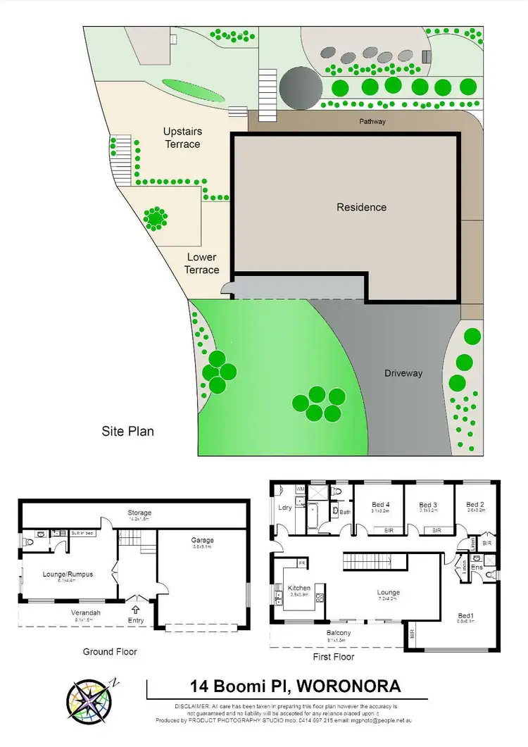 Floorplan of Homely house listing, 14 Boomi Place, Woronora NSW 2232