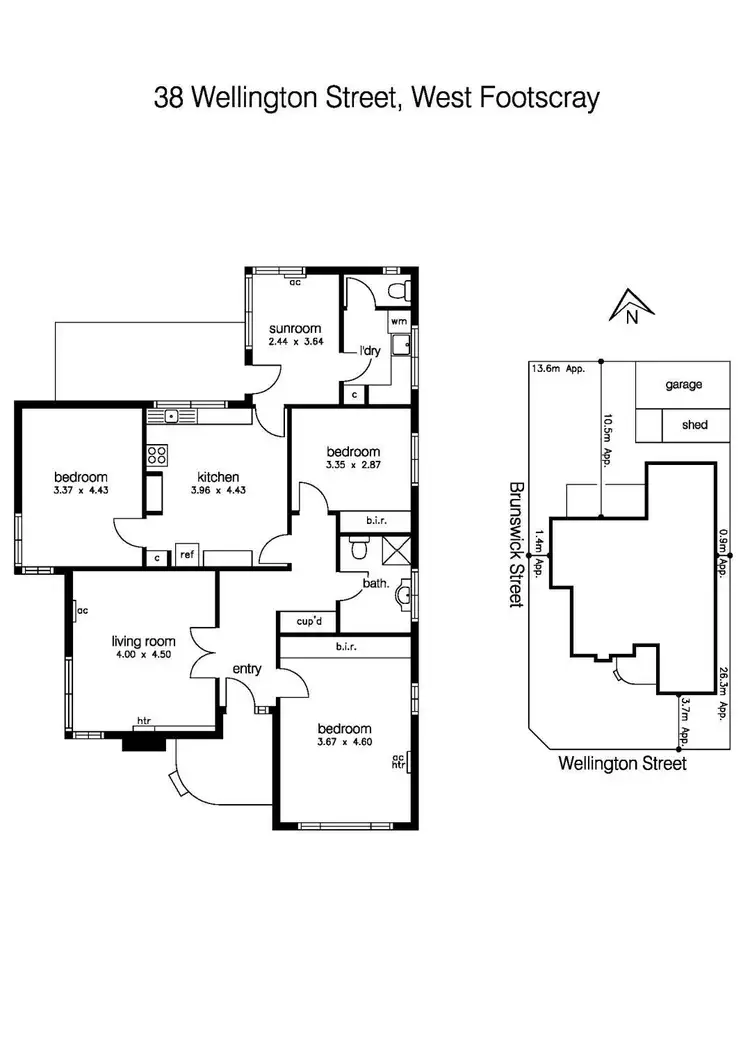Floorplan of Homely house listing, 38 Wellington Street, West Footscray VIC 3012