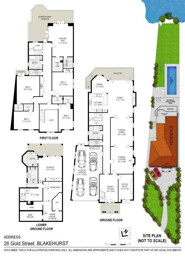 Floorplan of Homely house listing, 26 Gold Street, Blakehurst NSW 2221