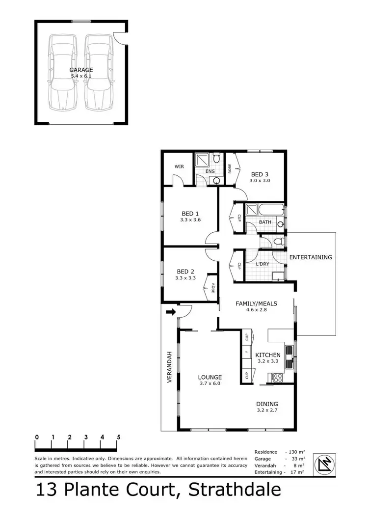 Floorplan of Homely house listing, 13 Plante Court, Strathdale VIC 3550