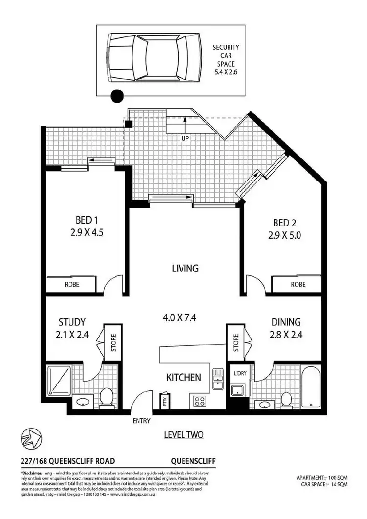 Floorplan of Homely unit listing, Unit 227/168 Queenscliff Road, Queenscliff NSW 2096