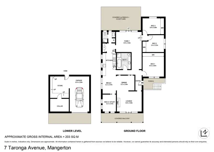 Floorplan of Homely house listing, 7 Taronga Avenue, Mangerton NSW 2500