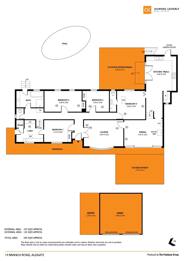 Floorplan of Homely house listing, 19 Branch Road, Aldgate SA 5154