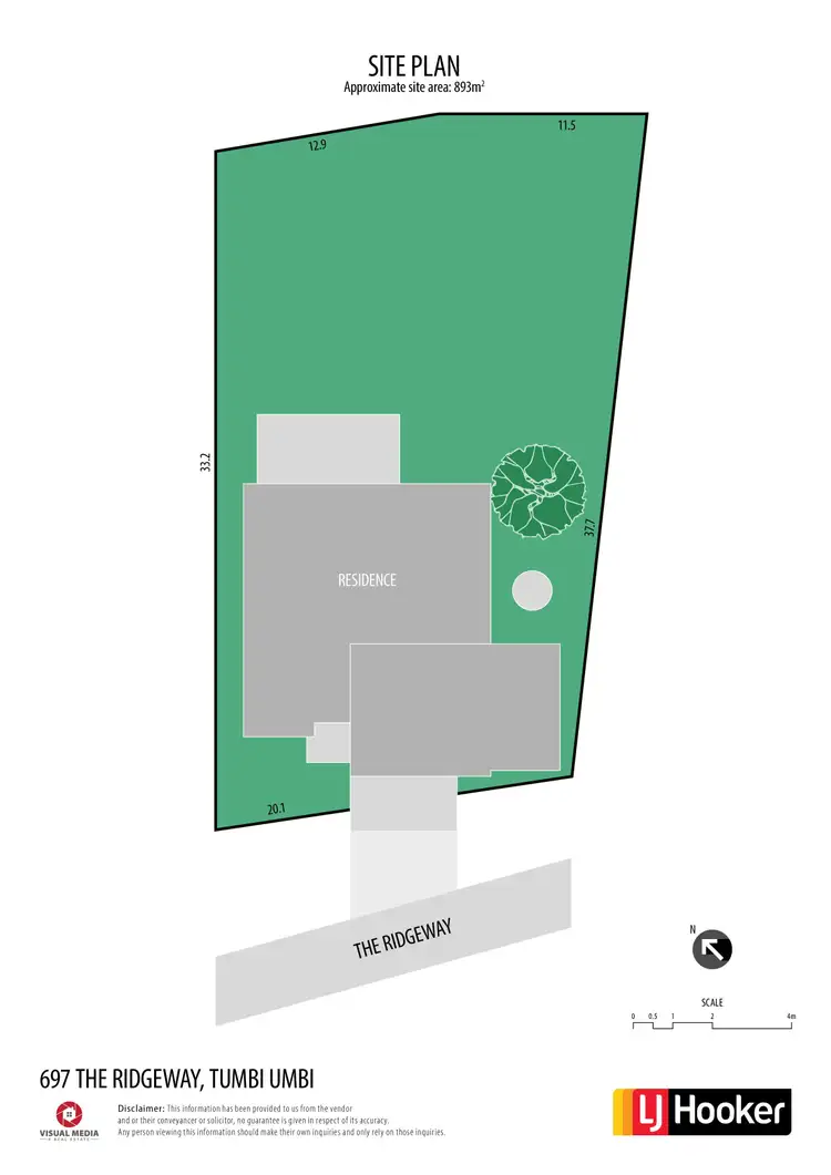 Floorplan of Homely land listing, 697 The Ridgeway, Tumbi Umbi NSW 2261