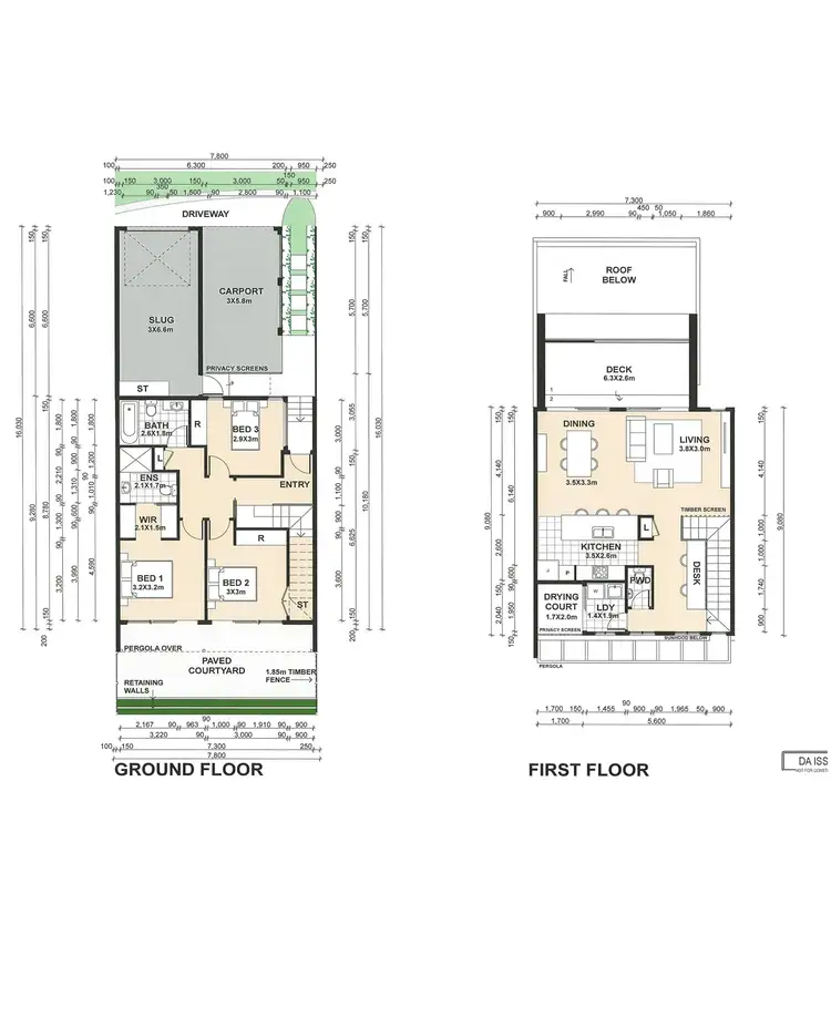Floorplan of Homely townhouse listing, 5/33 Diamantina Circuit, Pacific Pines QLD 4211