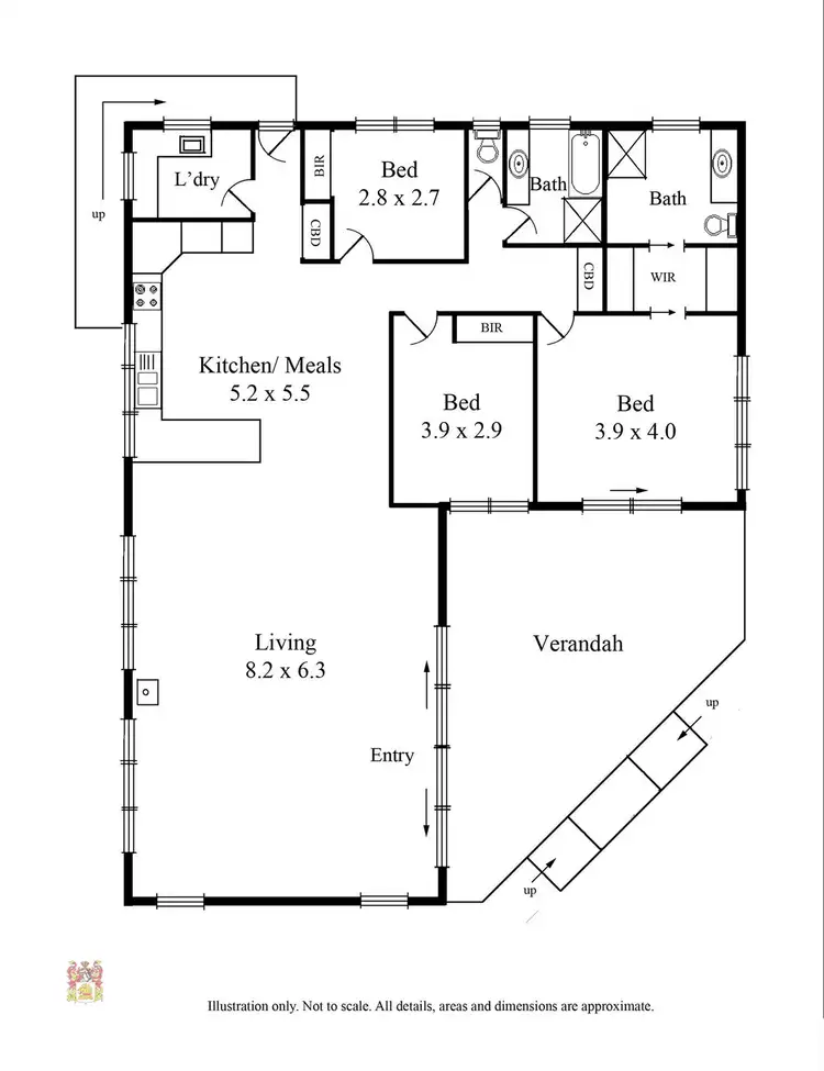 Floorplan of Homely house listing, 2066 Whittlesea-Yea Road, Kinglake West VIC 3757