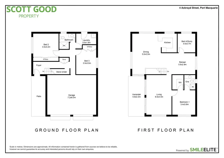 Floorplan of Homely house listing, 4 Ackroyd Street, Port Macquarie NSW 2444