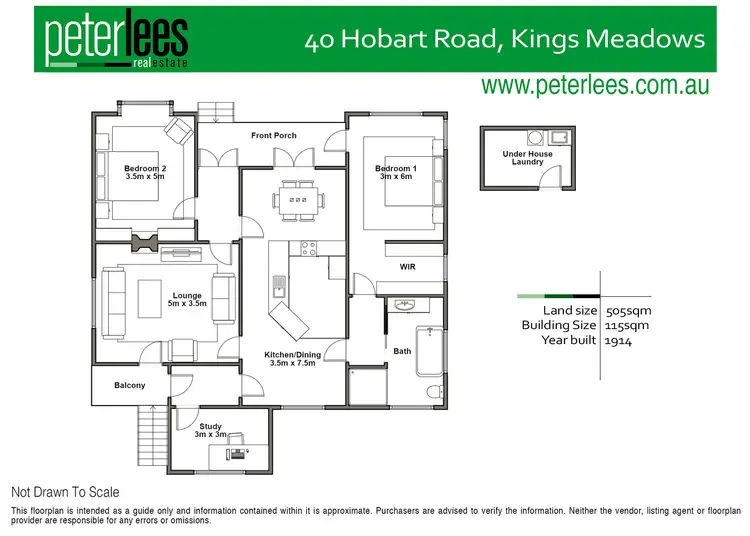 Floorplan of Homely house listing, 40 Hobart Road, Kings Meadows TAS 7249