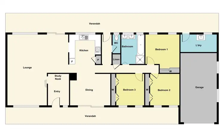 Floorplan of Homely rural property listing, 35 Haywoods Road, Lal Lal VIC 3352