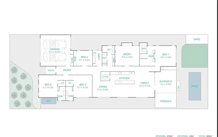 Floorplan of Homely house listing, 24 Palm Avenue, Coolum Beach QLD 4573