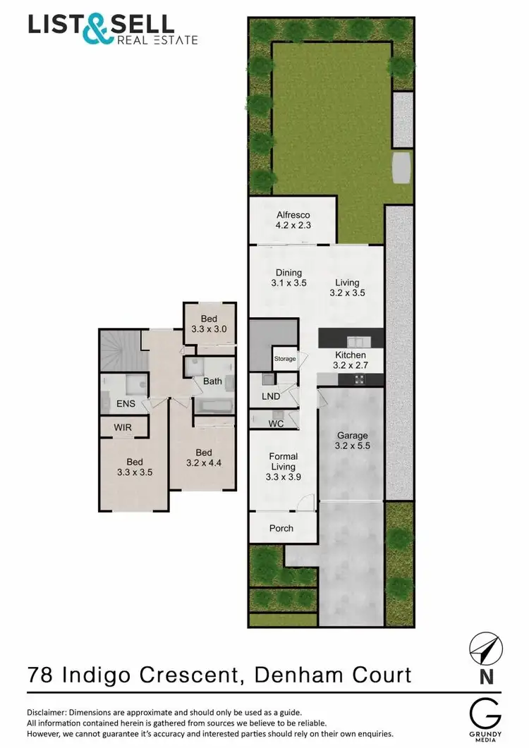 Floorplan of Homely house listing, 78 Indigo Crescent, Denham Court NSW 2565