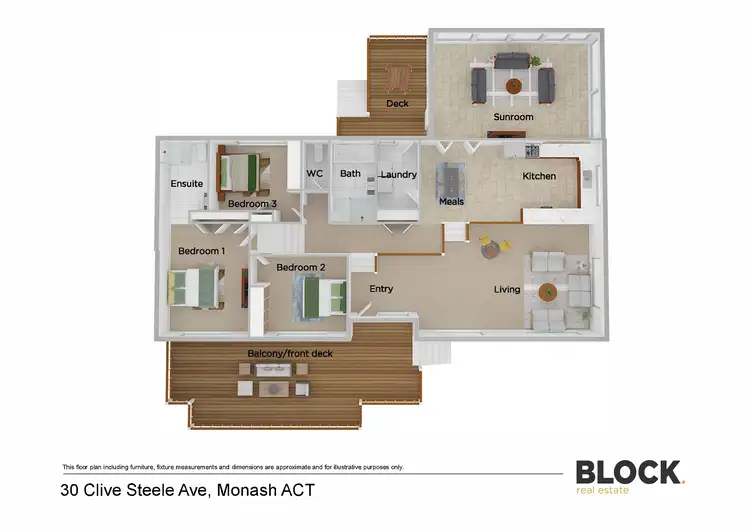 Floorplan of Homely house listing, 30 Clive Steele Avenue, Monash ACT 2904