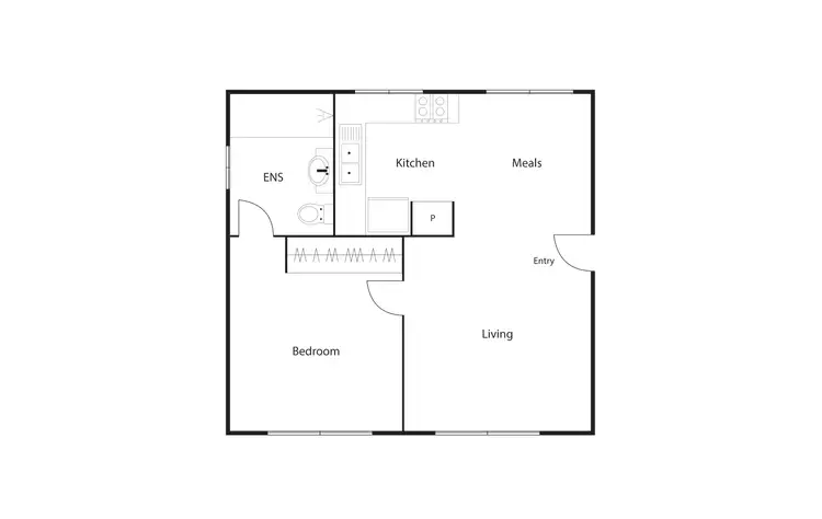 Floorplan of Homely unit listing, 31/3 Waddell Place, Curtin ACT 2605