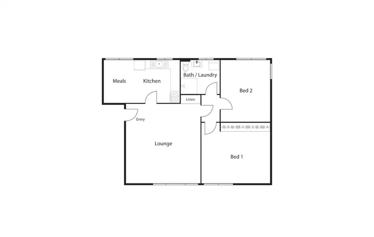 Floorplan of Homely apartment listing, 4/141 Carruthers Street, Curtin ACT 2605
