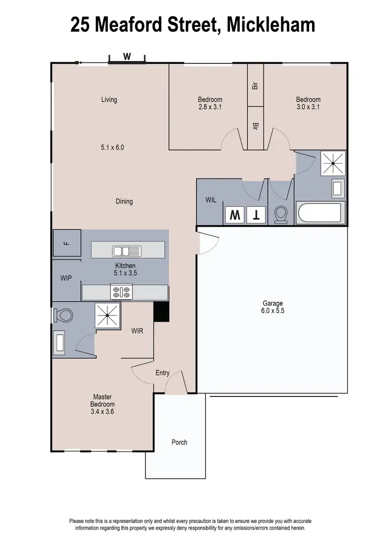 Floorplan of Homely house listing, 25 Meaford Street, Mickleham VIC 3064