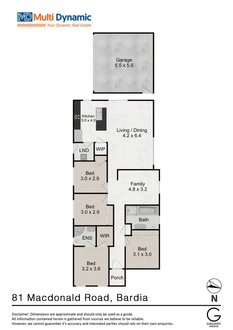 Floorplan of Homely house listing, 81 MacDonald Road, Bardia NSW 2565
