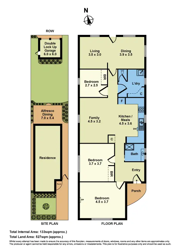 Floorplan of Homely house listing, 58 Blackshaws Road, South Kingsville VIC 3015