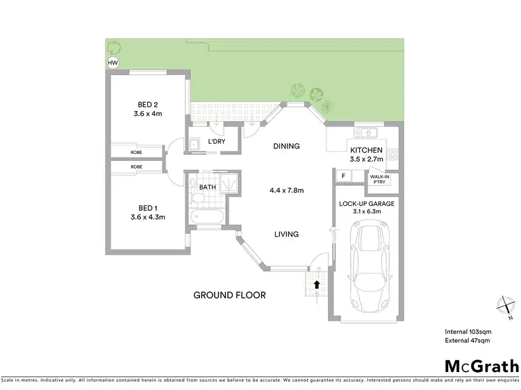 Floorplan of Homely villa listing, 3/22 Franklin Road, Cronulla NSW 2230
