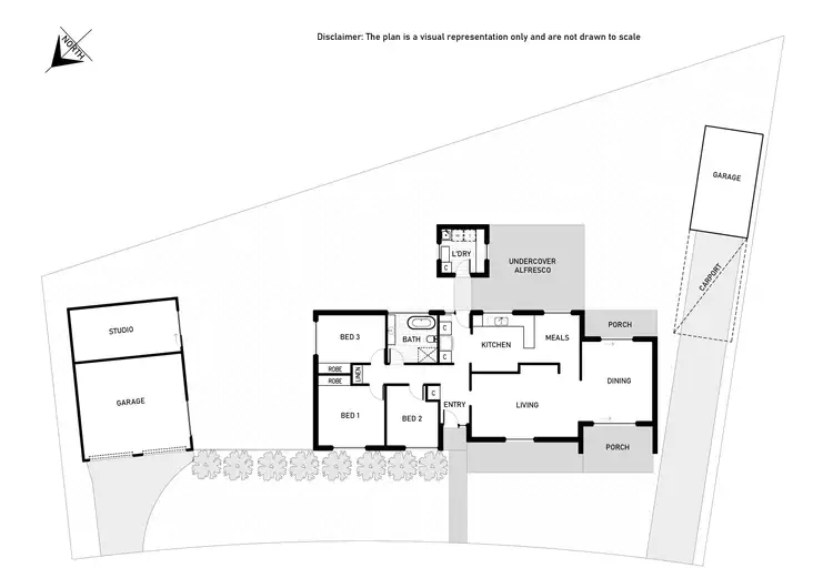 Floorplan of Homely house listing, 27 Strzelecki Crescent, Narrabundah ACT 2604